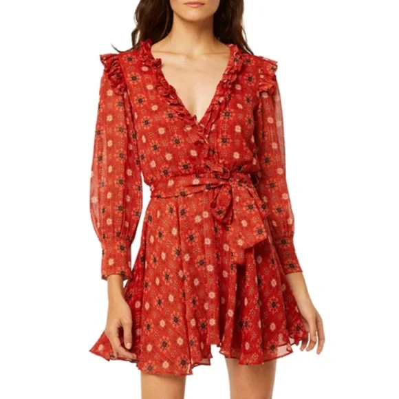 Anthropologie MISA Los Angeles Veruka Dress in Maravi Dots - Picture 1 of 12